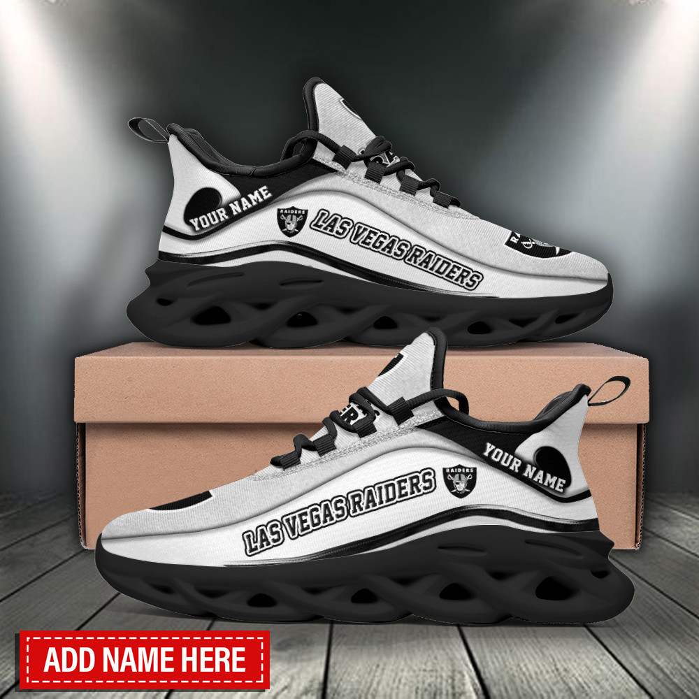 Ideafootwear Las Vegas Raiders Max Soul Shoes Sneakers For Men And Women 65
