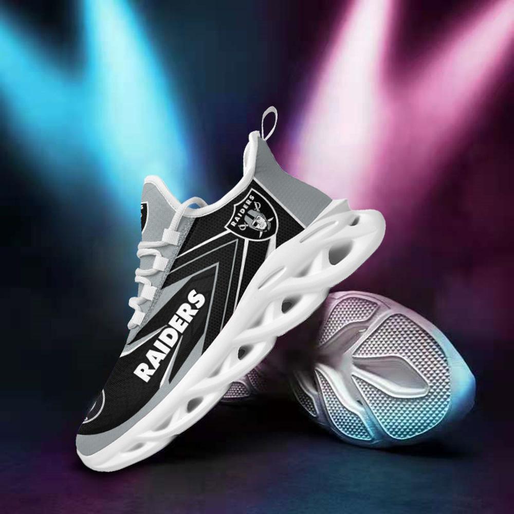 Ideafootwear Las Vegas Raiders Max Soul Shoes Sneakers For Men And Women 9