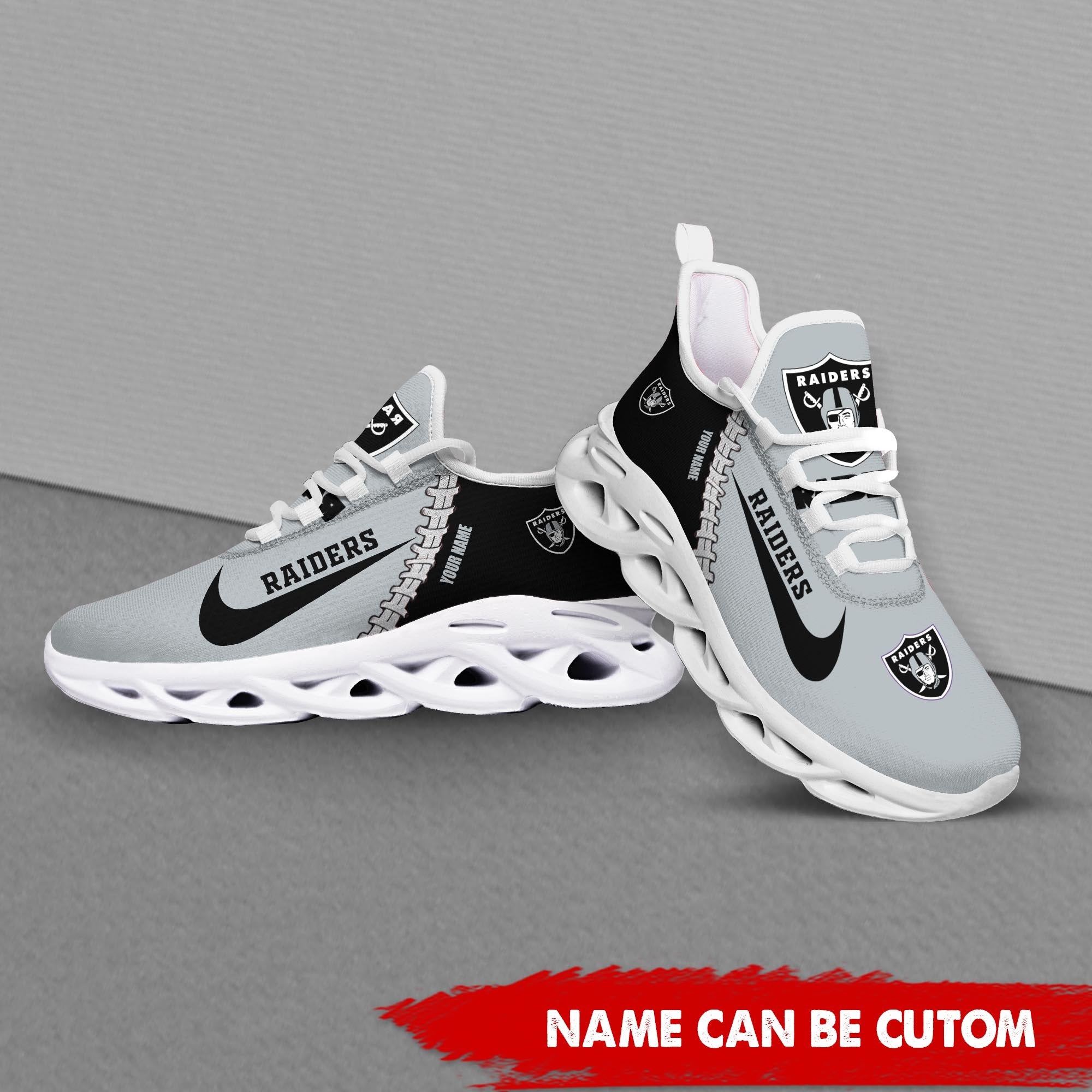 Ideafootwear Las Vegas Raiders Max Soul Shoes Sneakers For Men And Women 90