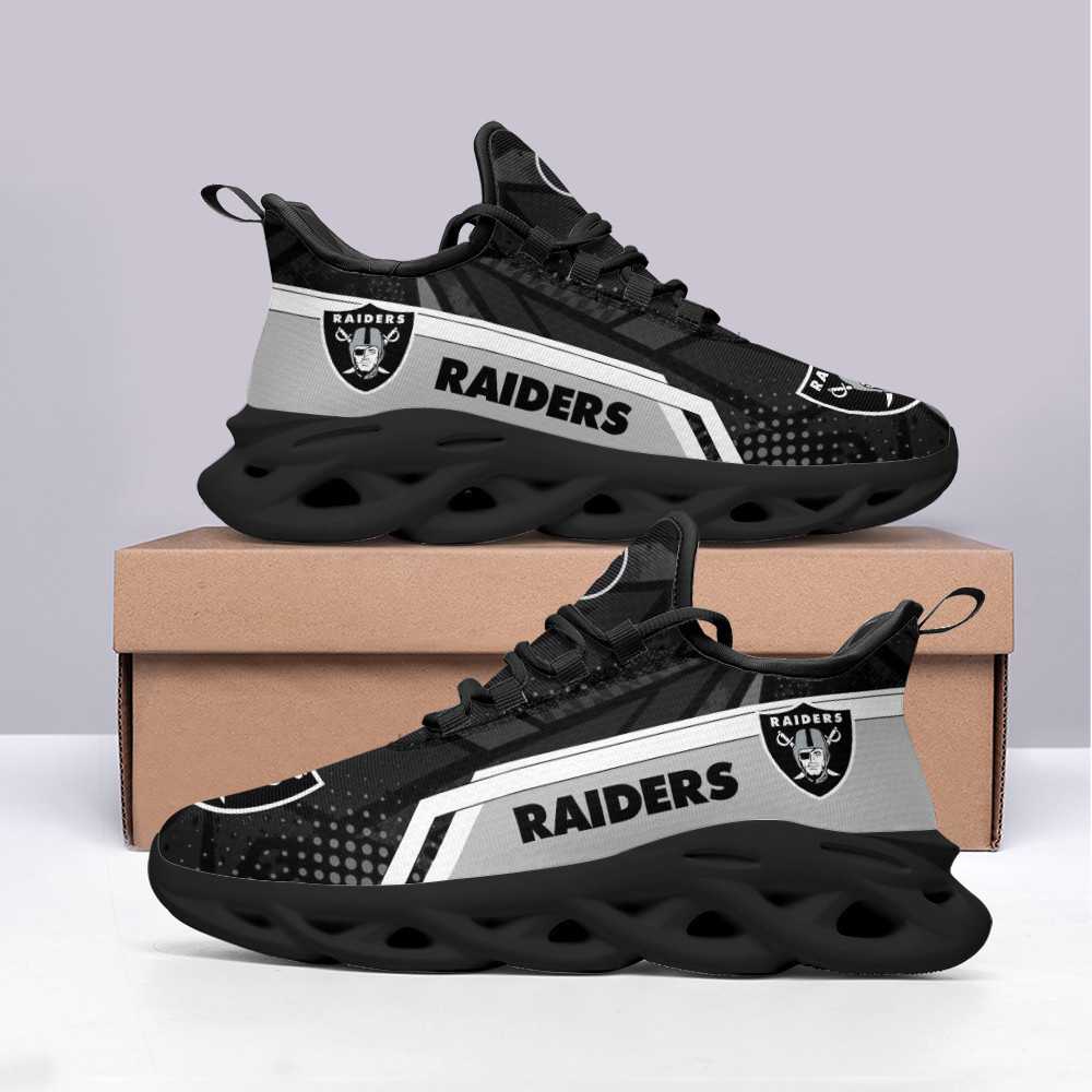 Ideafootwear Las Vegas Raiders Max Soul Shoes Sneakers For Men And Women 42