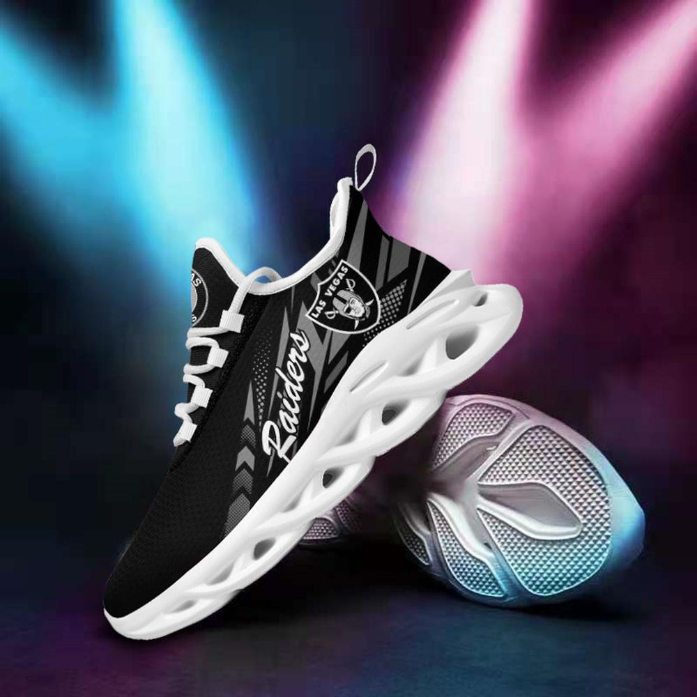 Ideafootwear Las Vegas Raiders Max Soul Shoes Sneakers For Men And Women 47