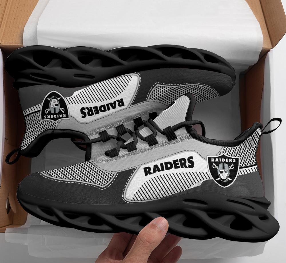 Ideafootwear Las Vegas Raiders Max Soul Shoes Sneakers For Men And Women 11