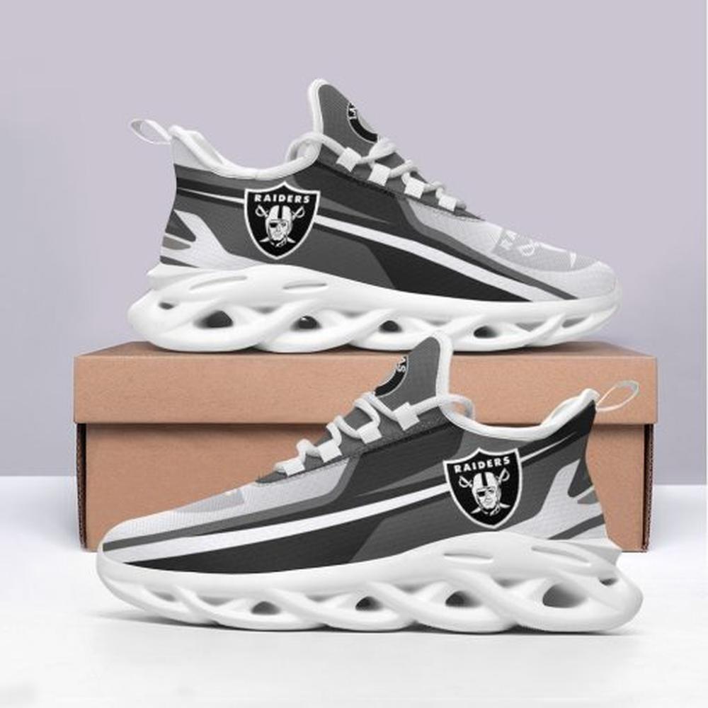 Ideafootwear Las Vegas Raiders Max Soul Shoes Sneakers For Men And Women 5