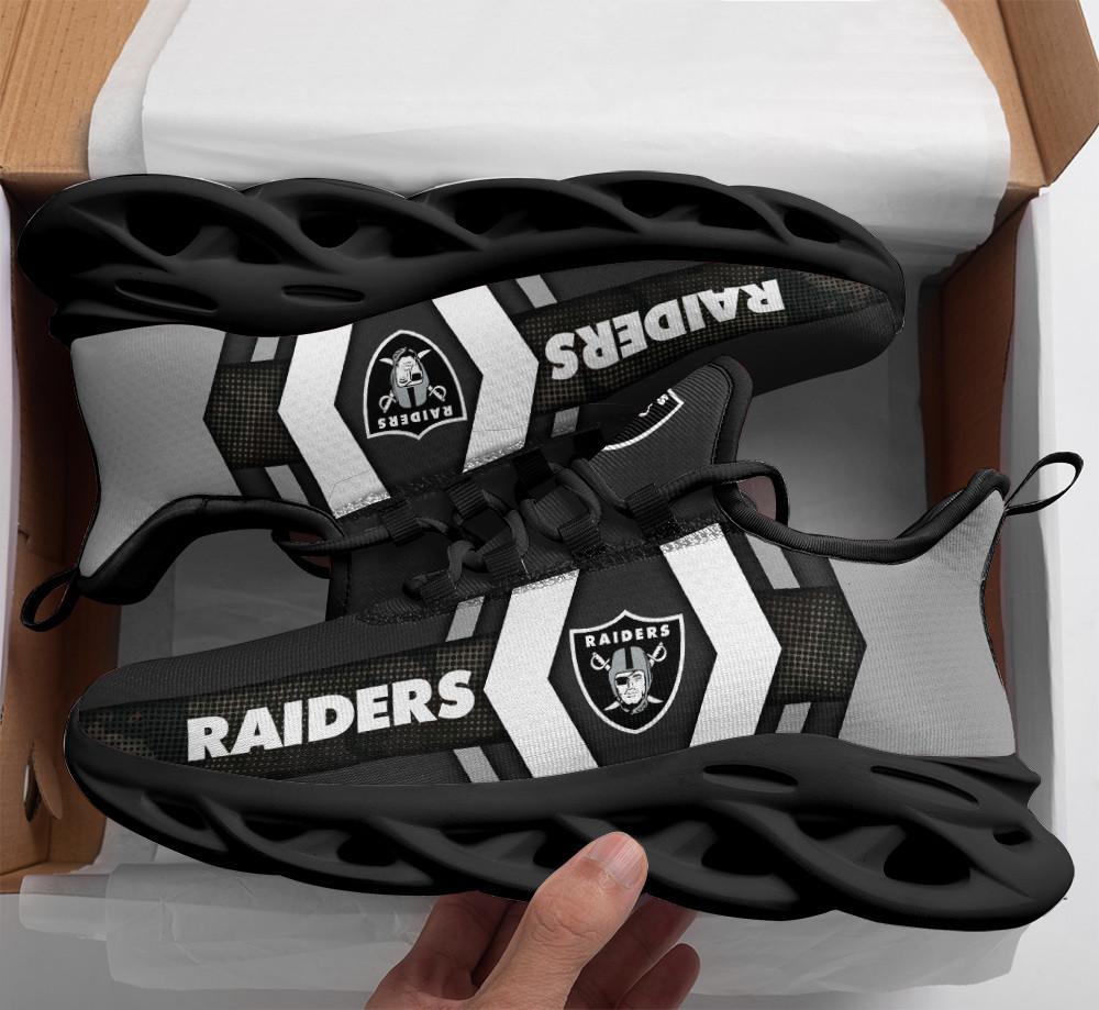 Ideafootwear Las Vegas Raiders Max Soul Shoes Sneakers For Men And Women 57