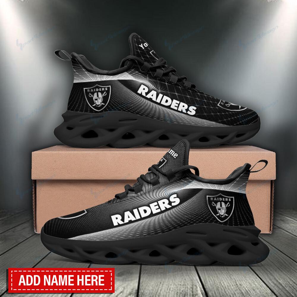 Ideafootwear Las Vegas Raiders Max Soul Shoes Sneakers For Men And Women 76