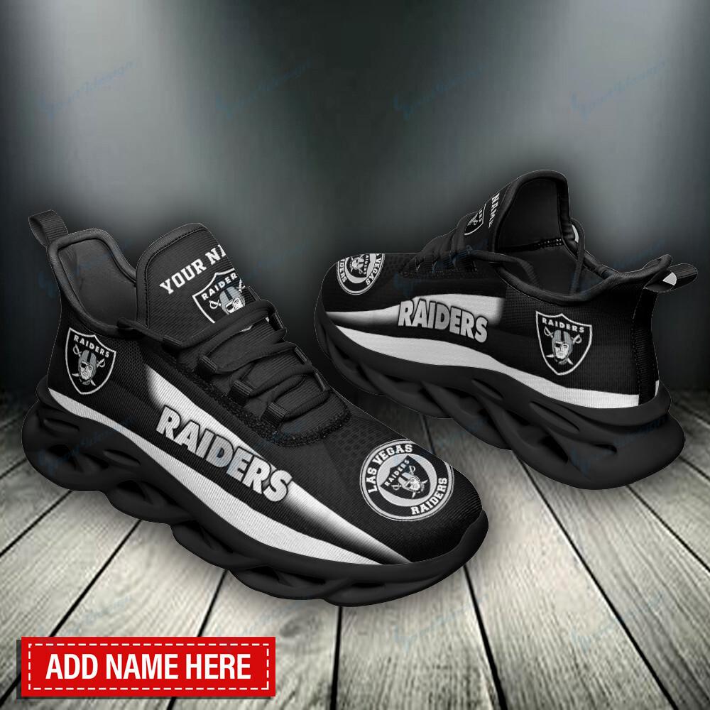 Ideafootwear Las Vegas Raiders Max Soul Shoes Sneakers For Men And Women 67