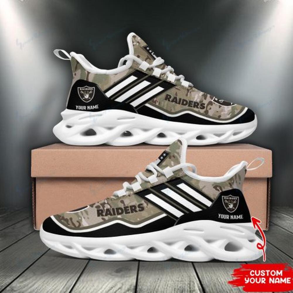Ideafootwear Las Vegas Raiders Max Soul Shoes Sneakers For Men And Women 79