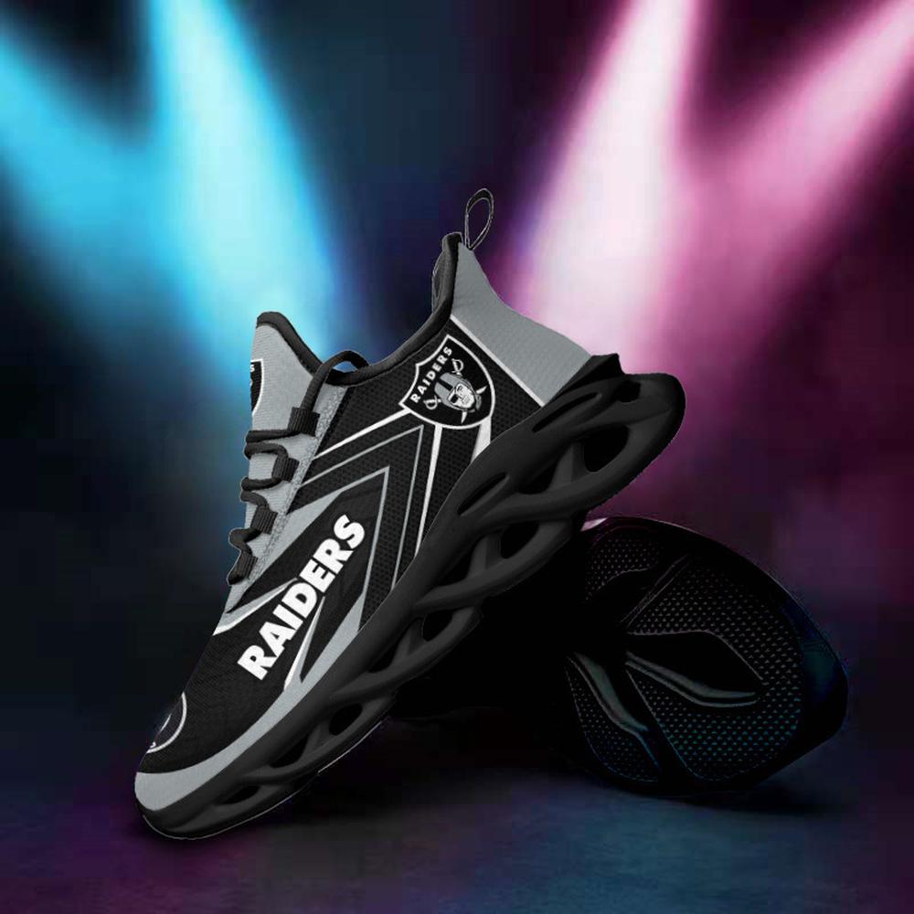 Ideafootwear Las Vegas Raiders Max Soul Shoes Sneakers For Men And Women 9