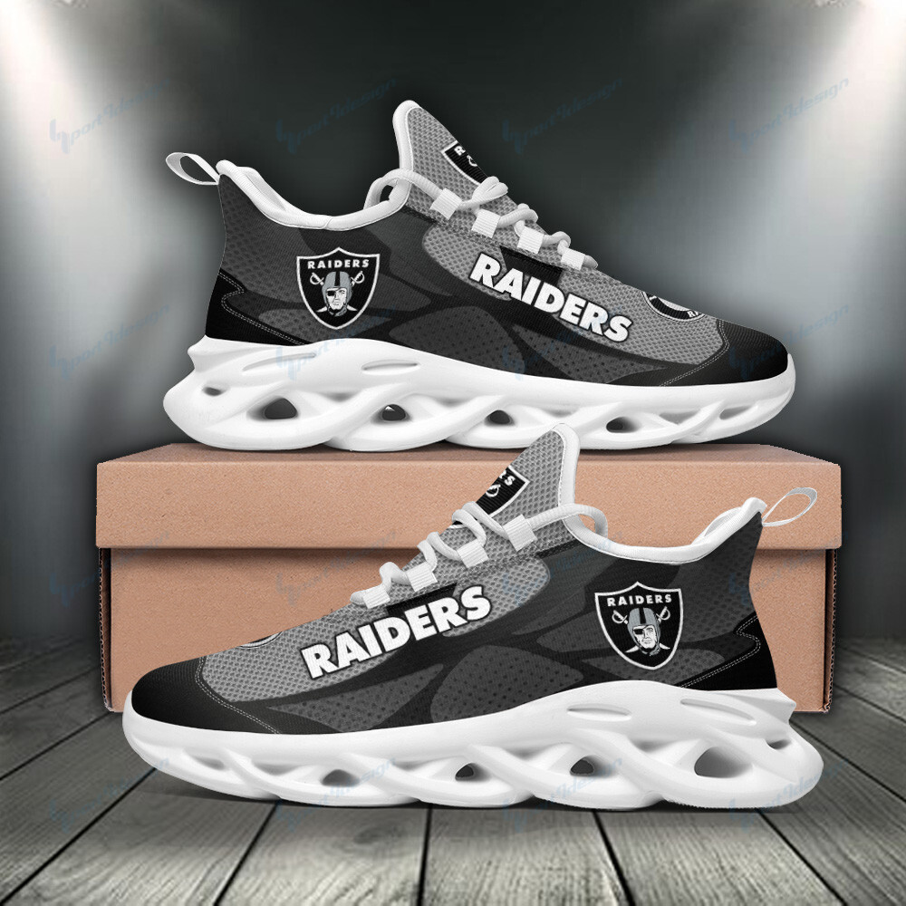 Ideafootwear Las Vegas Raiders Max Soul Shoes Sneakers For Men And Women 27