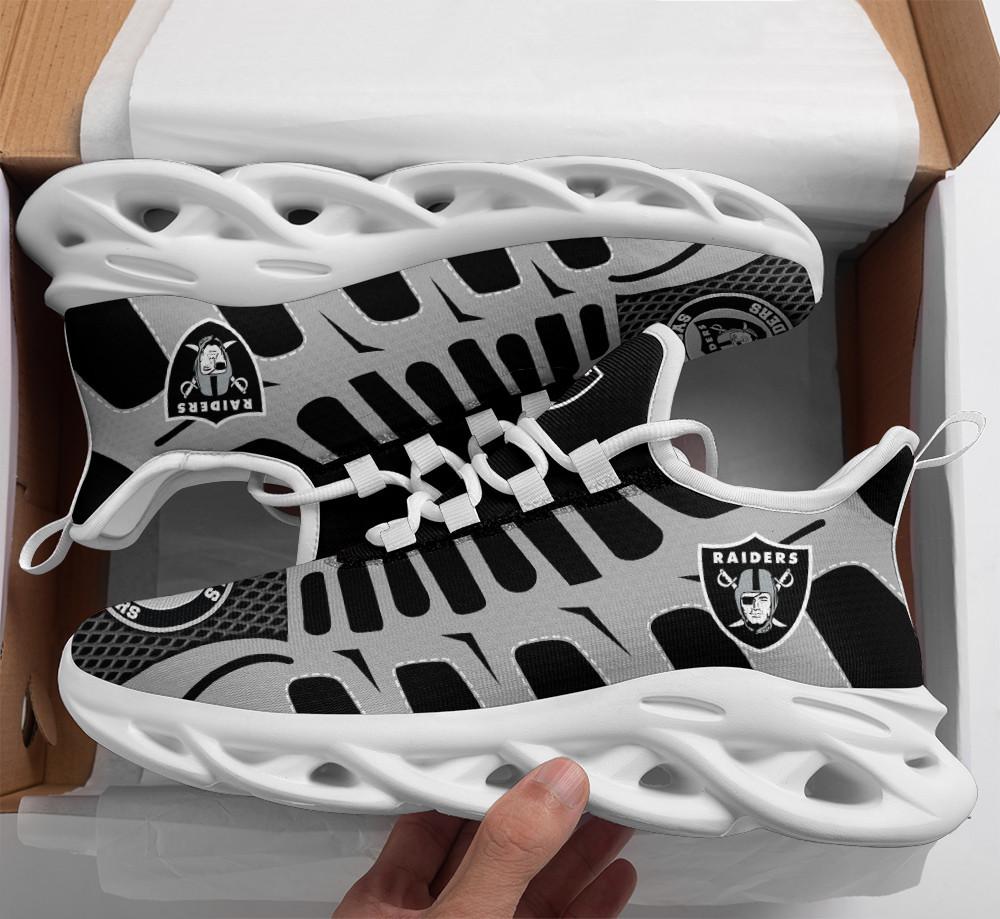 Ideafootwear Las Vegas Raiders Max Soul Shoes Sneakers For Men And Women 22