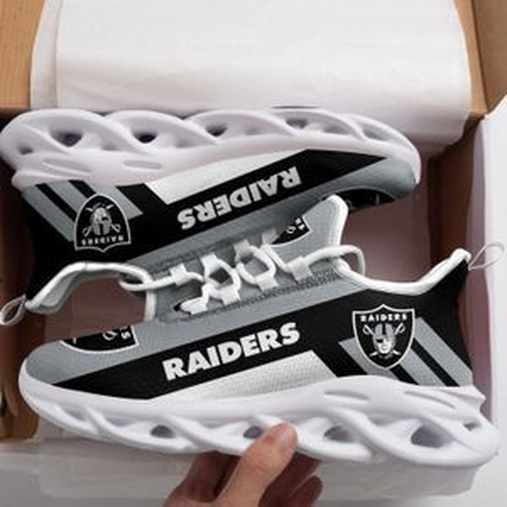 Ideafootwear Las Vegas Raiders Max Soul Shoes Sneakers For Men And Women 34