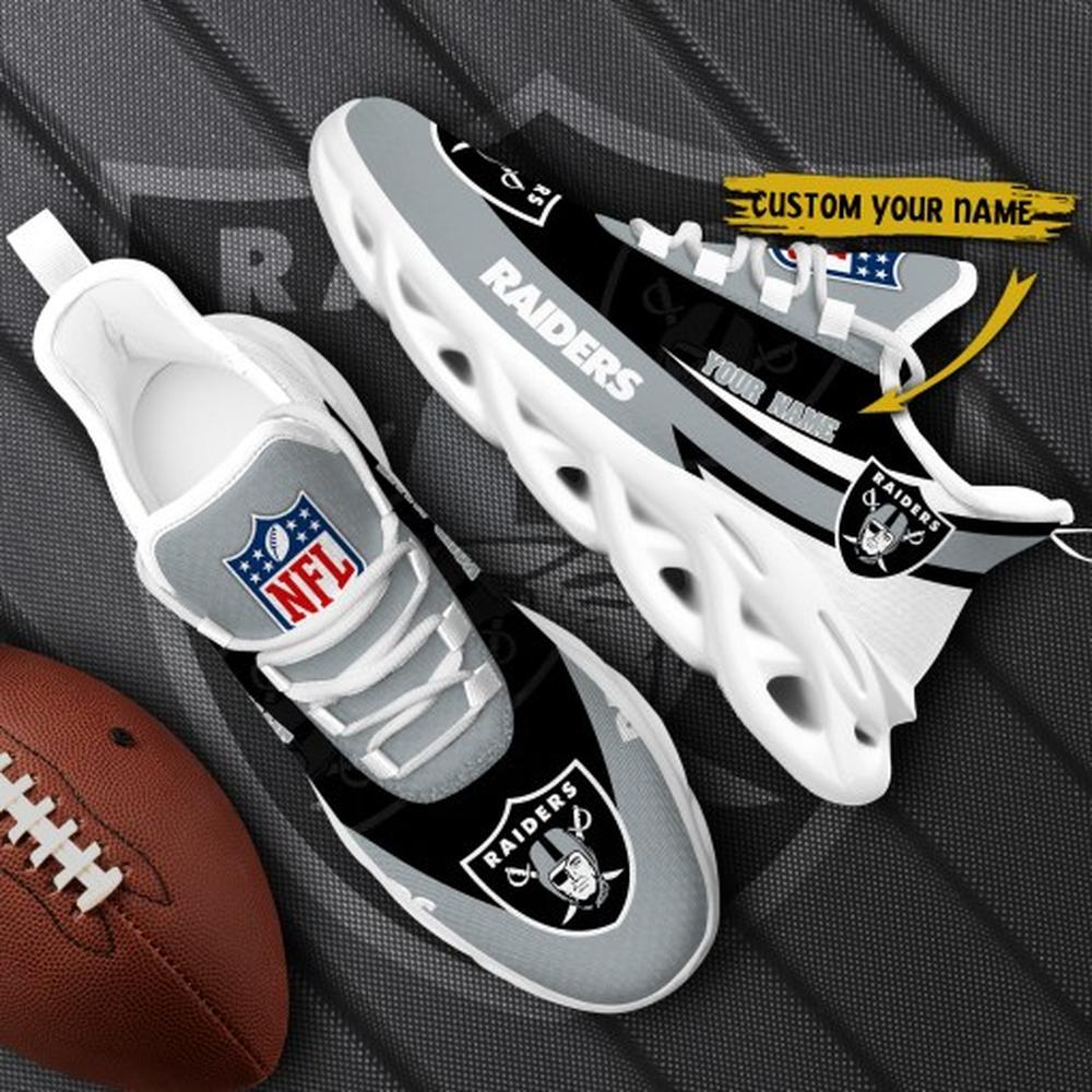 Ideafootwear Las Vegas Raiders Max Soul Shoes Sneakers For Men And Women 80