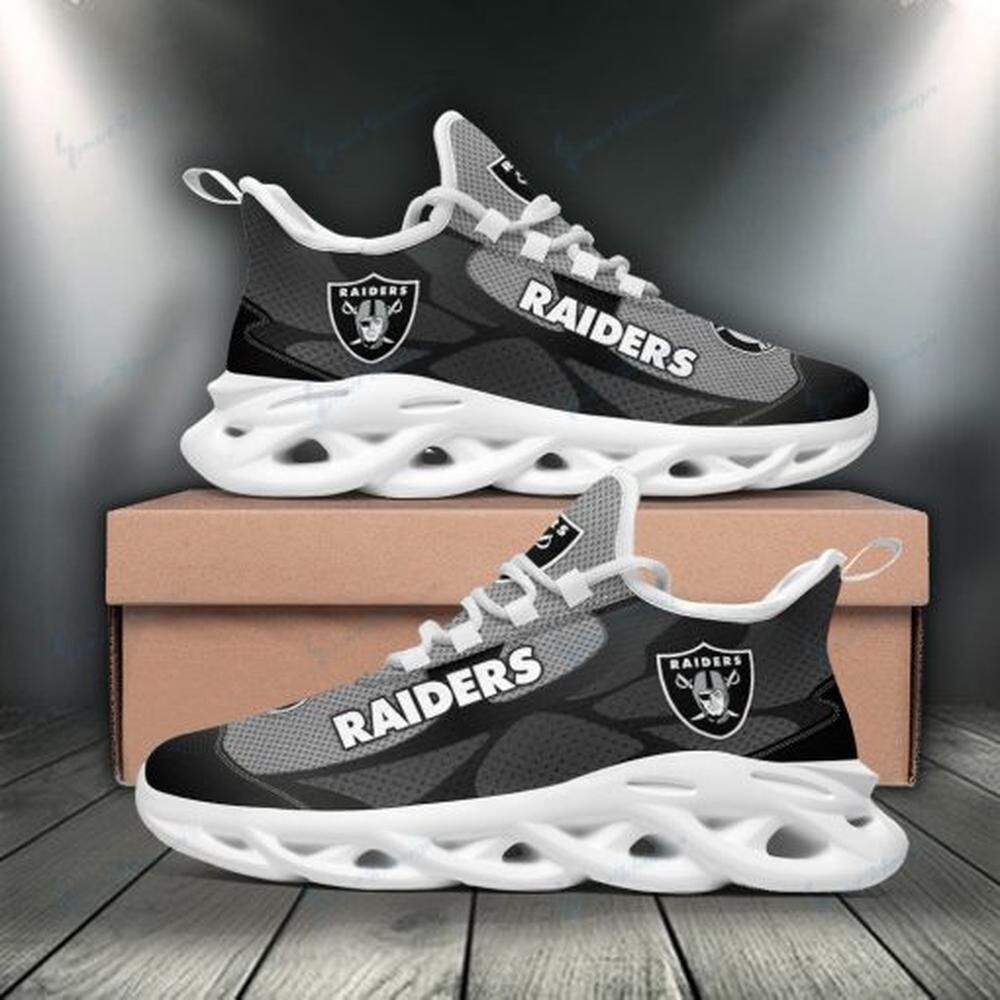 Ideafootwear Las Vegas Raiders Max Soul Shoes Sneakers For Men And Women 27
