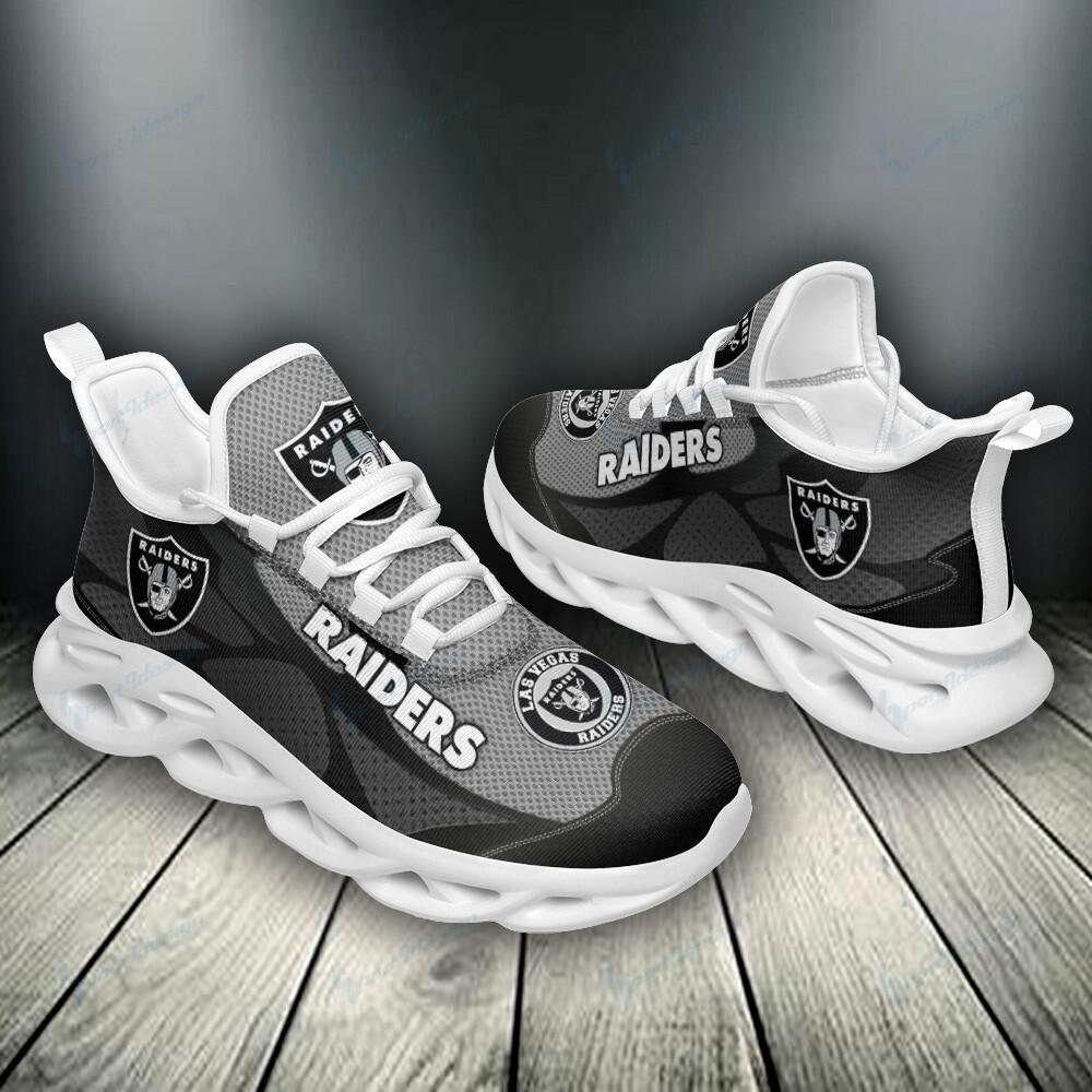 Ideafootwear Las Vegas Raiders Max Soul Shoes Sneakers For Men And Women 27
