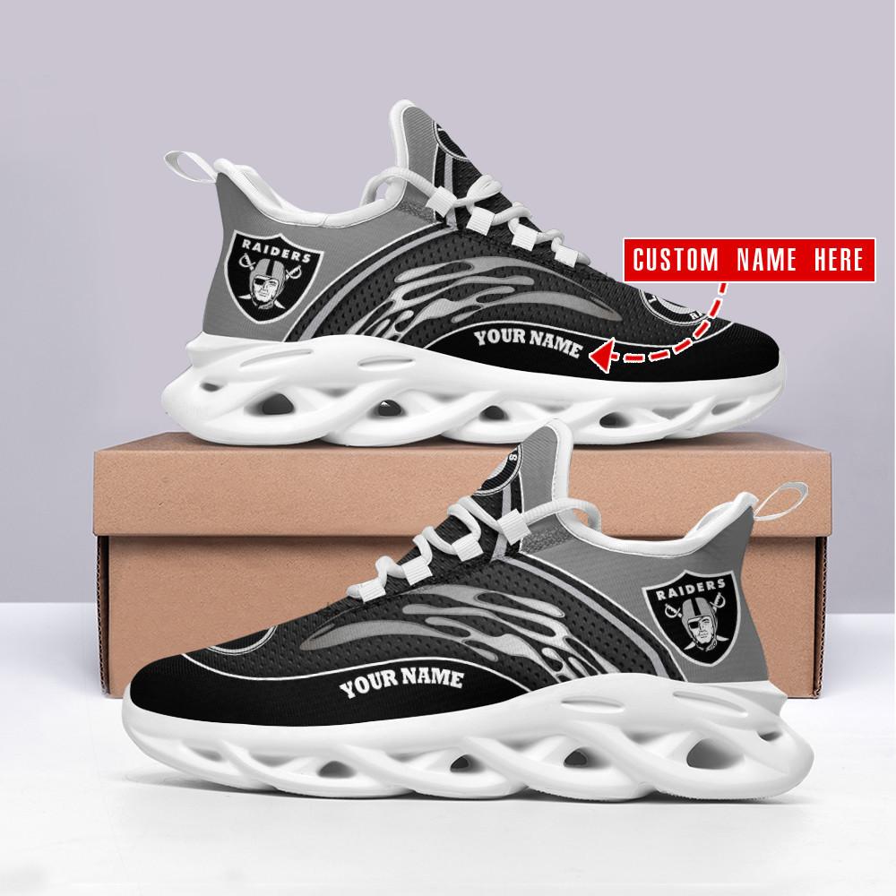 Ideafootwear Las Vegas Raiders Max Soul Shoes Sneakers For Men And Women 64