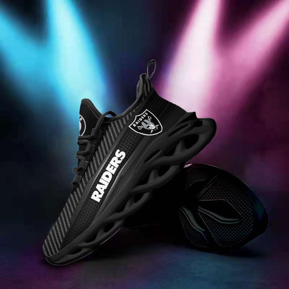 Ideafootwear Las Vegas Raiders Max Soul Shoes Sneakers For Men And Women 6
