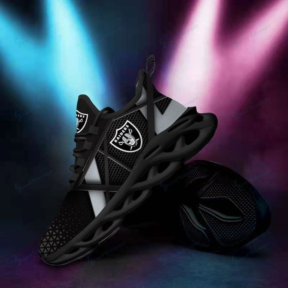 Ideafootwear Las Vegas Raiders Max Soul Shoes Sneakers For Men And Women 7