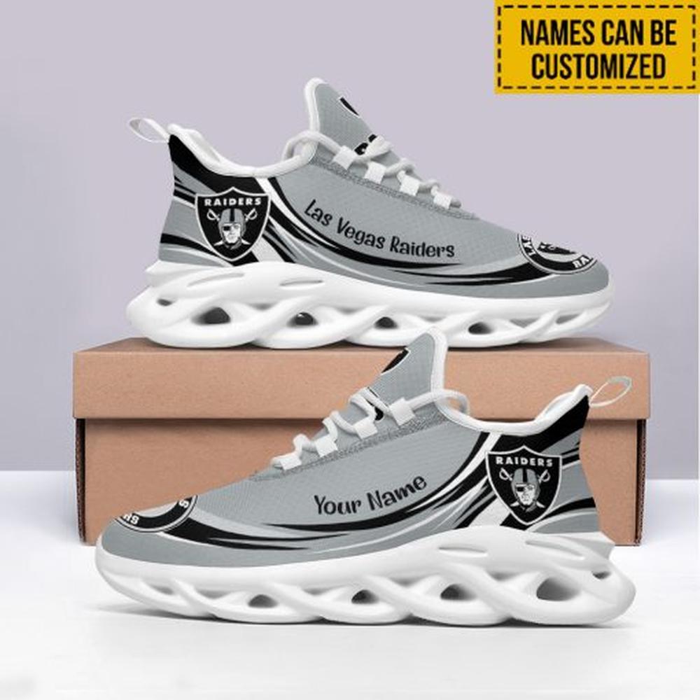 Ideafootwear Las Vegas Raiders Max Soul Shoes Sneakers For Men And Women 69