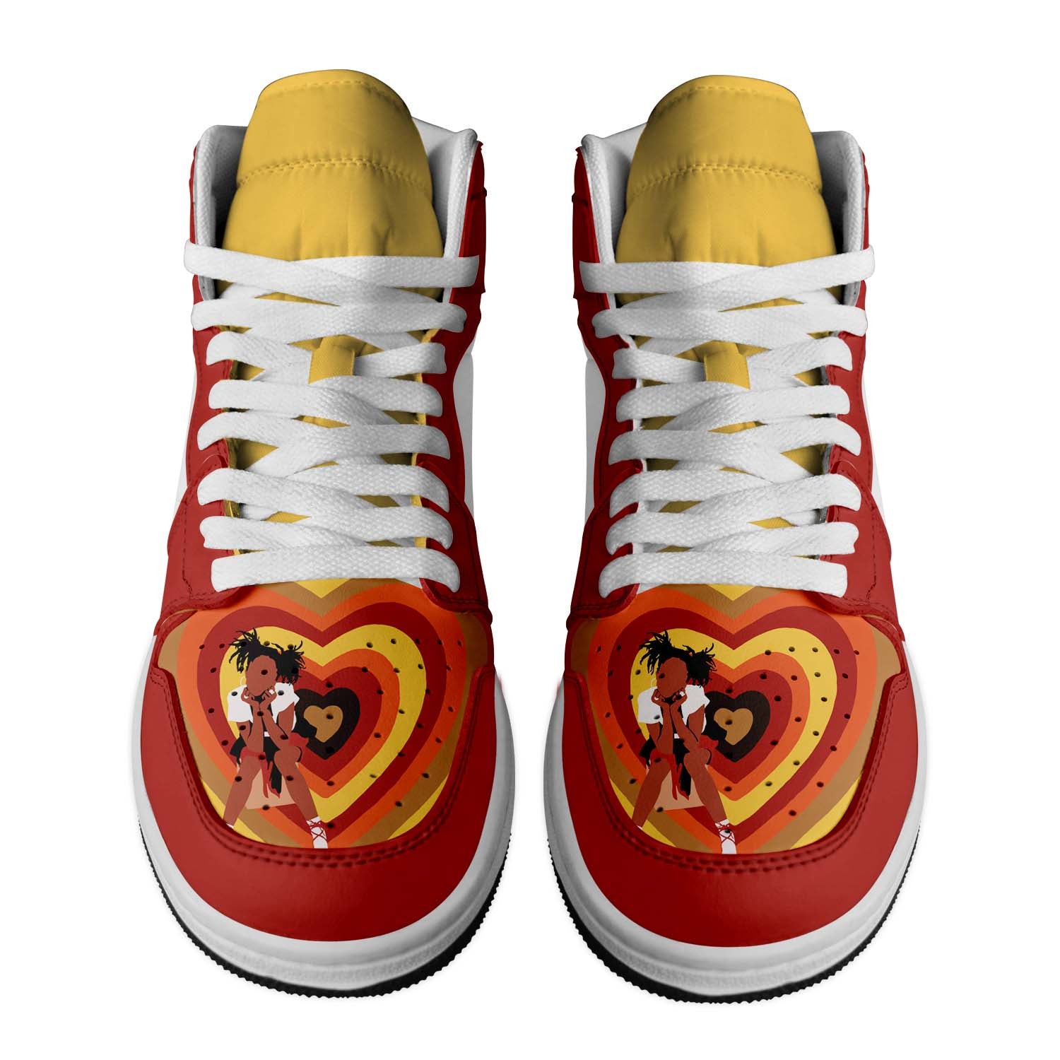 Ideafootwear Lauryn Hill AJ1 High Sneakers Shoes For Men And Women 1
