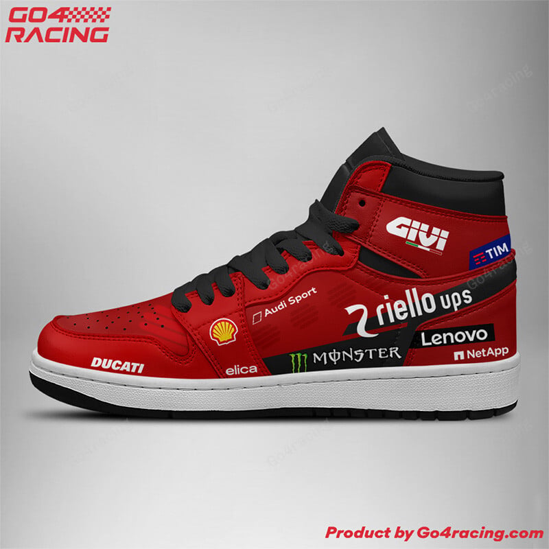 Ideafootwear Lcr Honda Castrol AJ1 High Sneakers Shoes For Men And Women 1