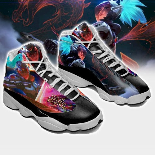 Ideafootwear League Of Legends AJ13 Sneakers Shoes For Men And Women 3