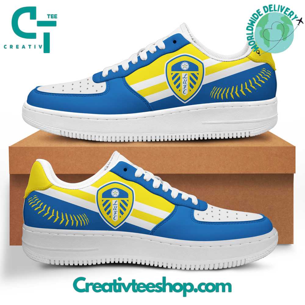 Ideafootwear Leeds United  Air Low-Top Sneakers Shoes For Men And Women 1