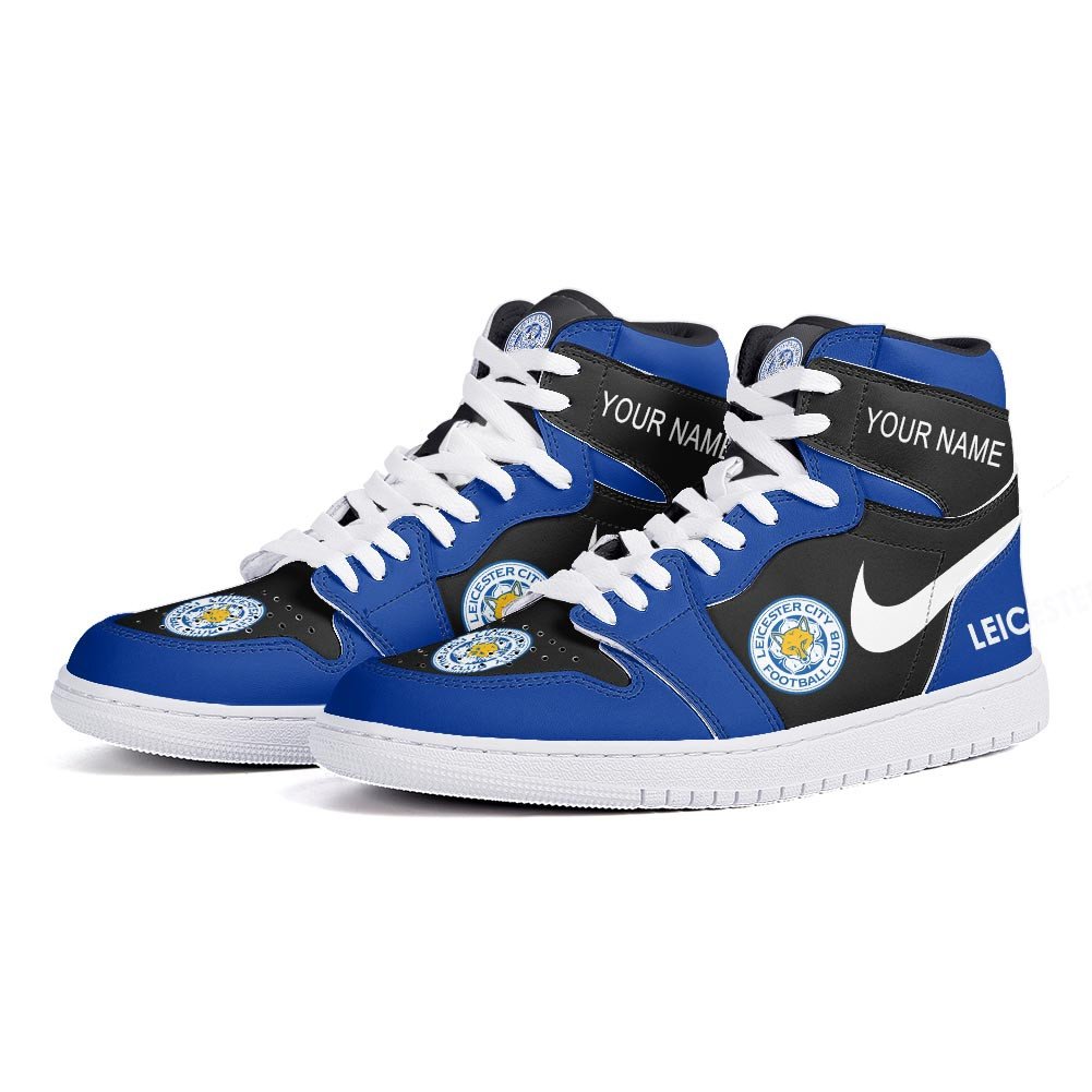 Ideafootwear Leicester City AJ1 High Sneakers Shoes For Men And Women 1