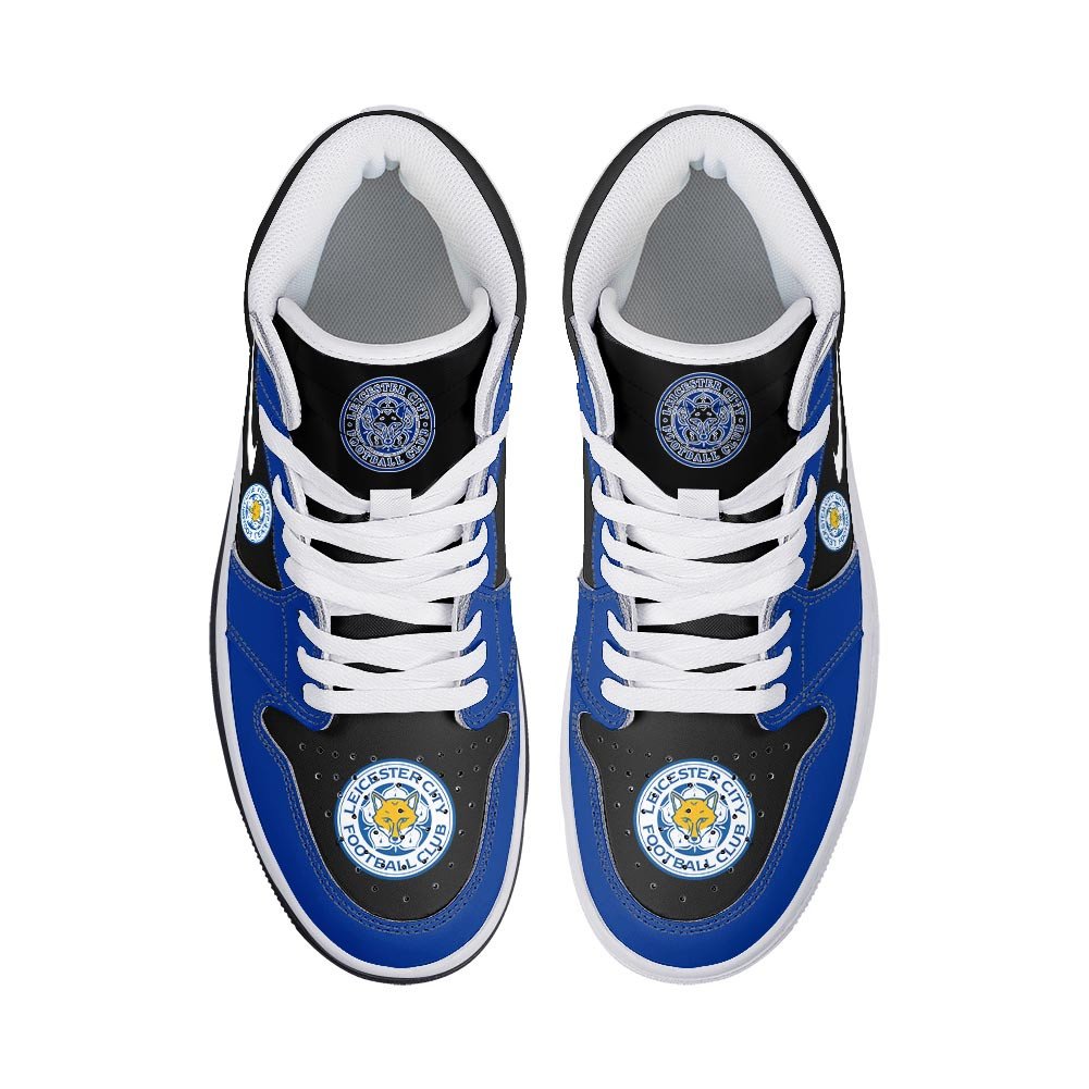 Ideafootwear Leicester City AJ1 High Sneakers Shoes For Men And Women 1