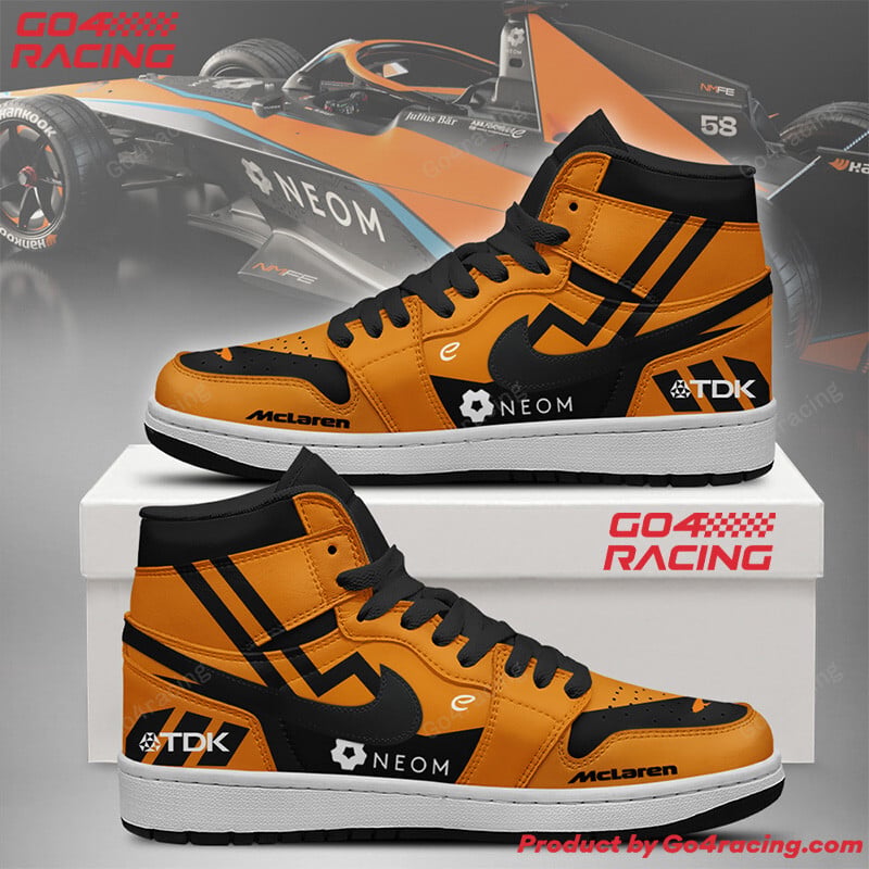 Ideafootwear Lewis Hamilton x Charles Leclerc - Ferrari AJ1 High Sneakers Shoes For Men And Women 1
