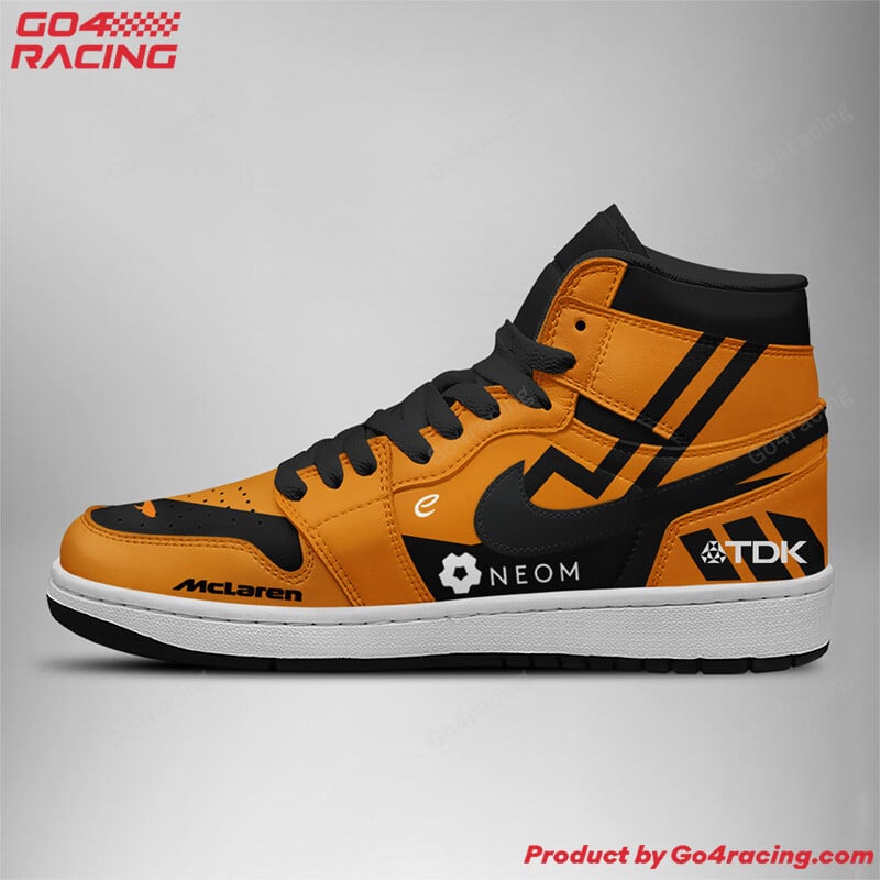 Ideafootwear Lewis Hamilton x Charles Leclerc - Ferrari AJ1 High Sneakers Shoes For Men And Women 1