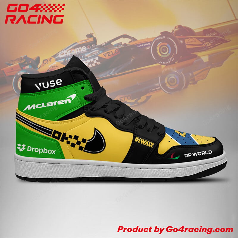Ideafootwear Lewis Hamlton V6 - Scuderia Ferrari AJ1 High Sneakers Shoes For Men And Women 1