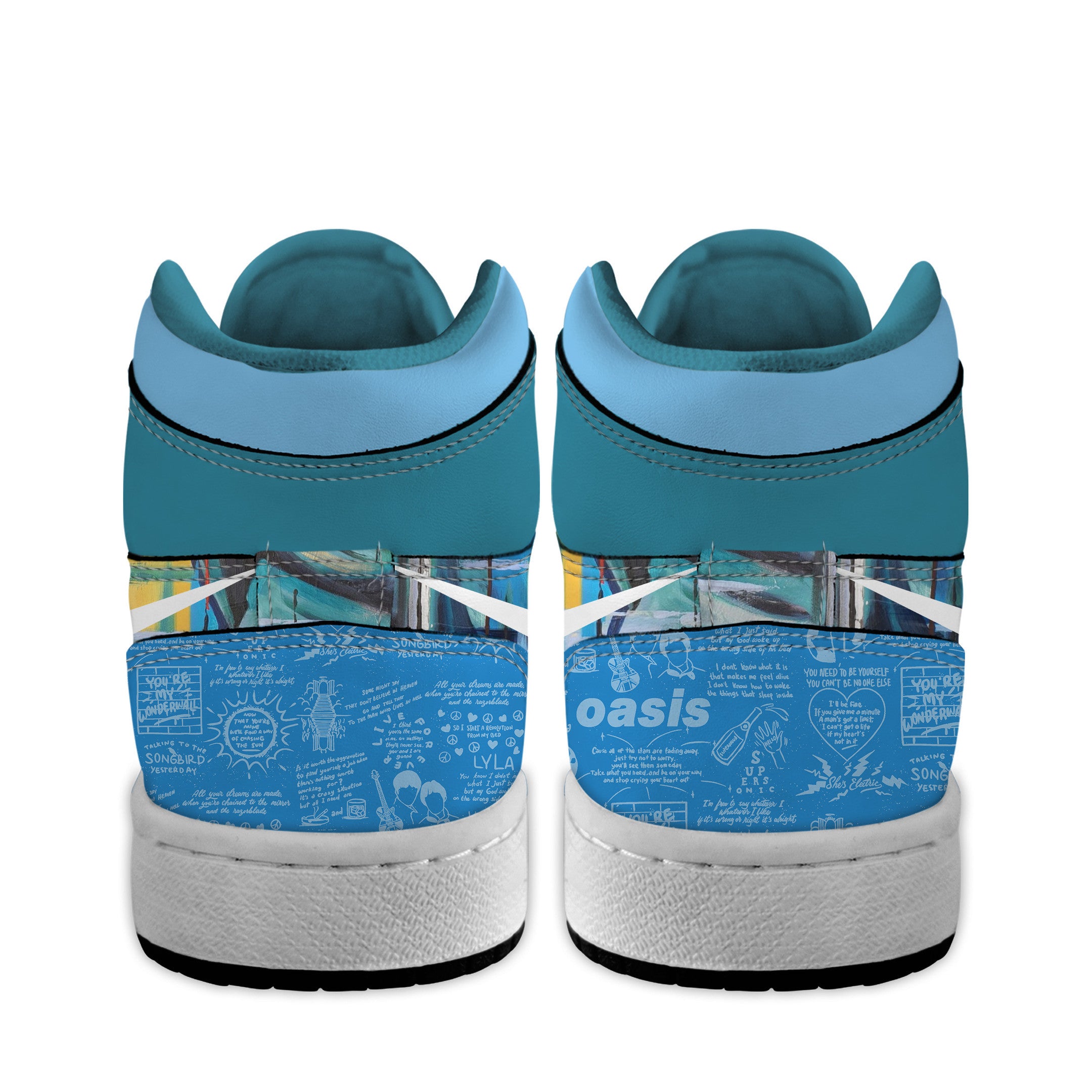 Ideafootwear Liam Gallagher AJ1 High Sneakers Shoes For Men And Women 1