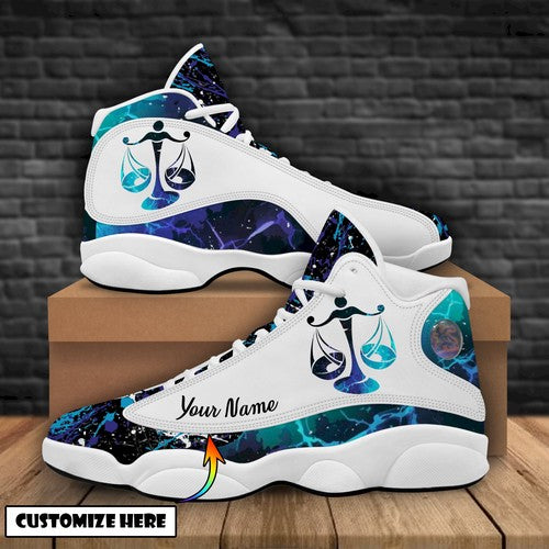 Ideafootwear Libra Zodiac AJ13 Sneakers Shoes For Men And Women 3