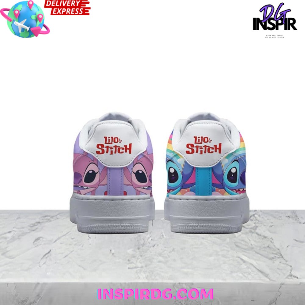 Ideafootwear Lilo &amp; Stitch Air Low-Top Sneakers Shoes For Men And Women 2
