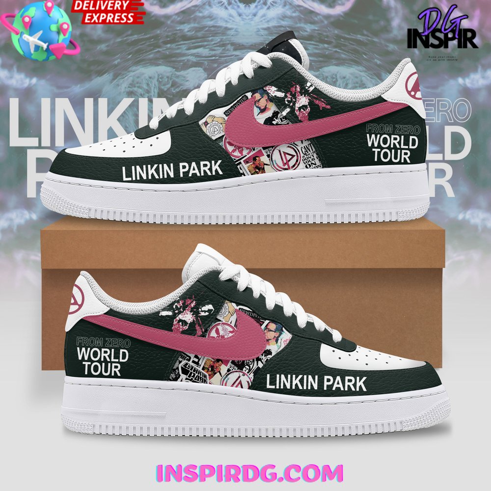 Ideafootwear Linkin Park From Zero World Tour Air Low-Top Sneakers Shoes For Men And Women 1