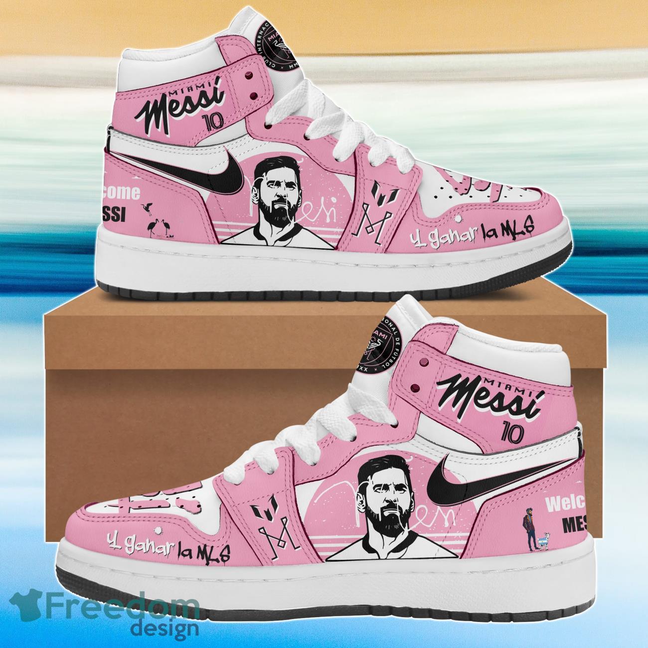 Ideafootwear Lionel Messi AJ1 High Sneakers Shoes For Men And Women 1