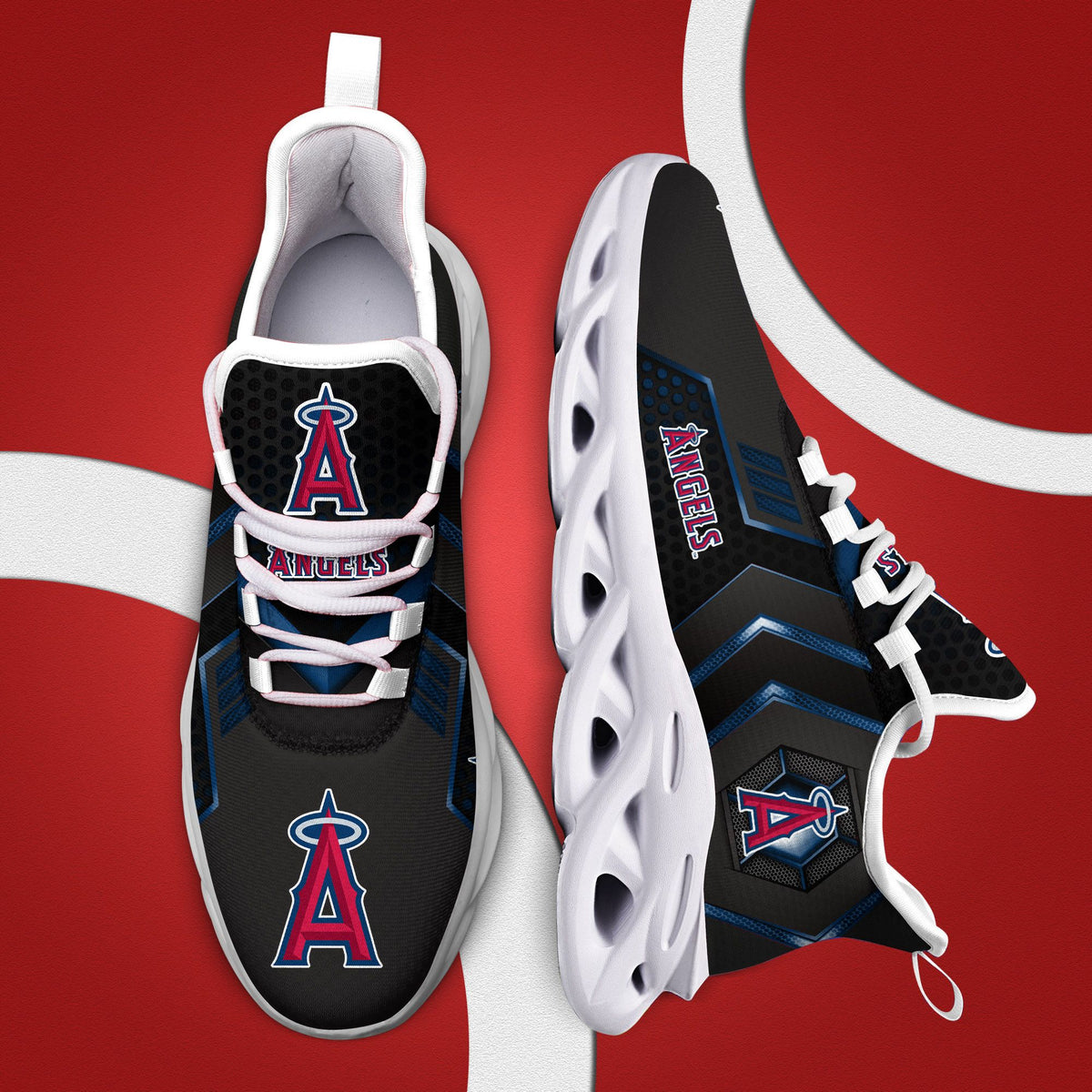 Ideafootwear Los Angeles Angels Max Soul Shoes Sneakers For Men And ...