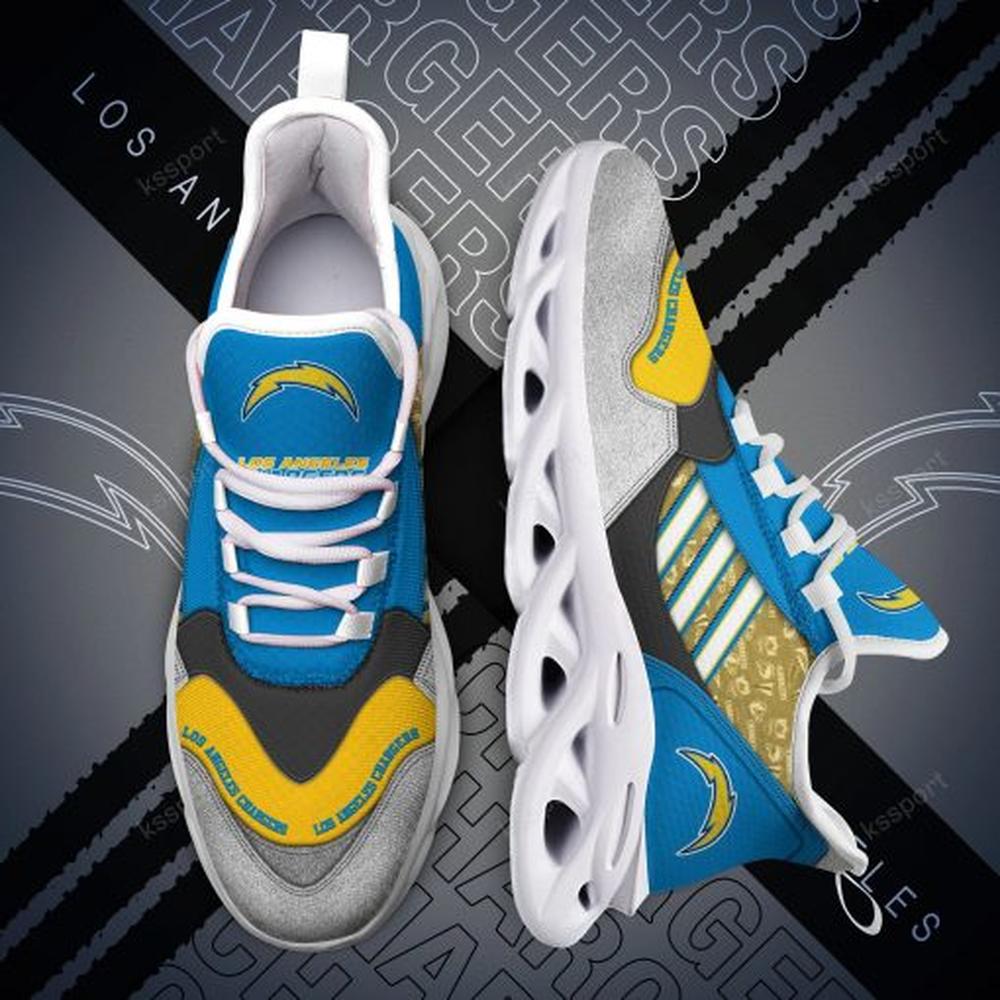Ideafootwear Los Angeles Chargers Max Soul Shoes Sneakers For Men And Women 15