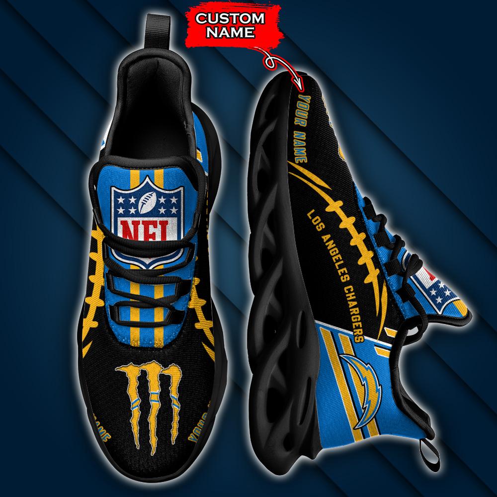 Ideafootwear Los Angeles Chargers Max Soul Shoes Sneakers For Men And Women 13