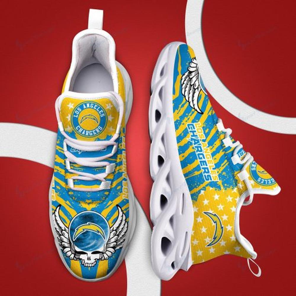 Ideafootwear Los Angeles Chargers Max Soul Shoes Sneakers For Men And Women 19