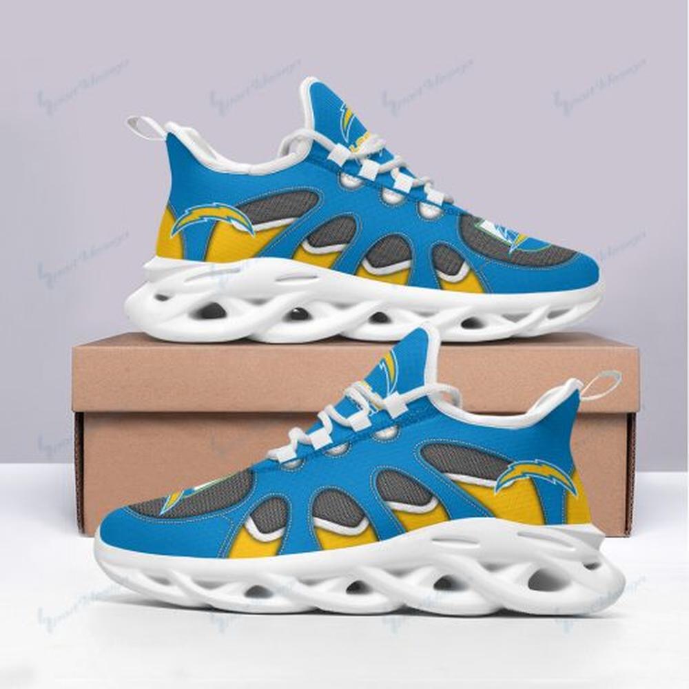Ideafootwear Los Angeles Chargers Max Soul Shoes Sneakers For Men And Women 8