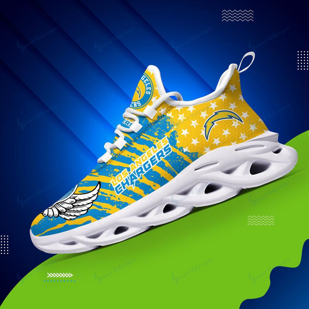 Ideafootwear Los Angeles Chargers Max Soul Shoes Sneakers For Men And Women 19