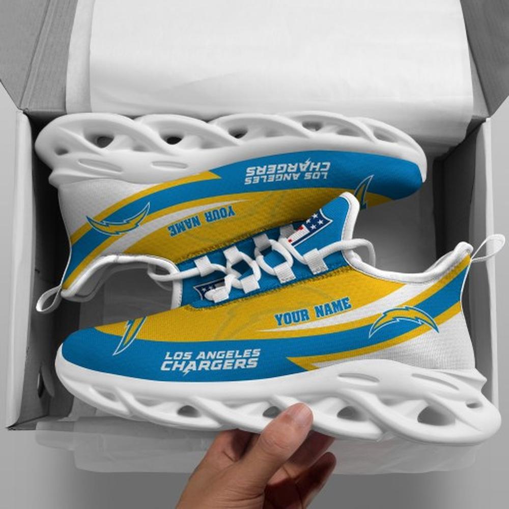 Ideafootwear Los Angeles Chargers Max Soul Shoes Sneakers For Men And Women 18