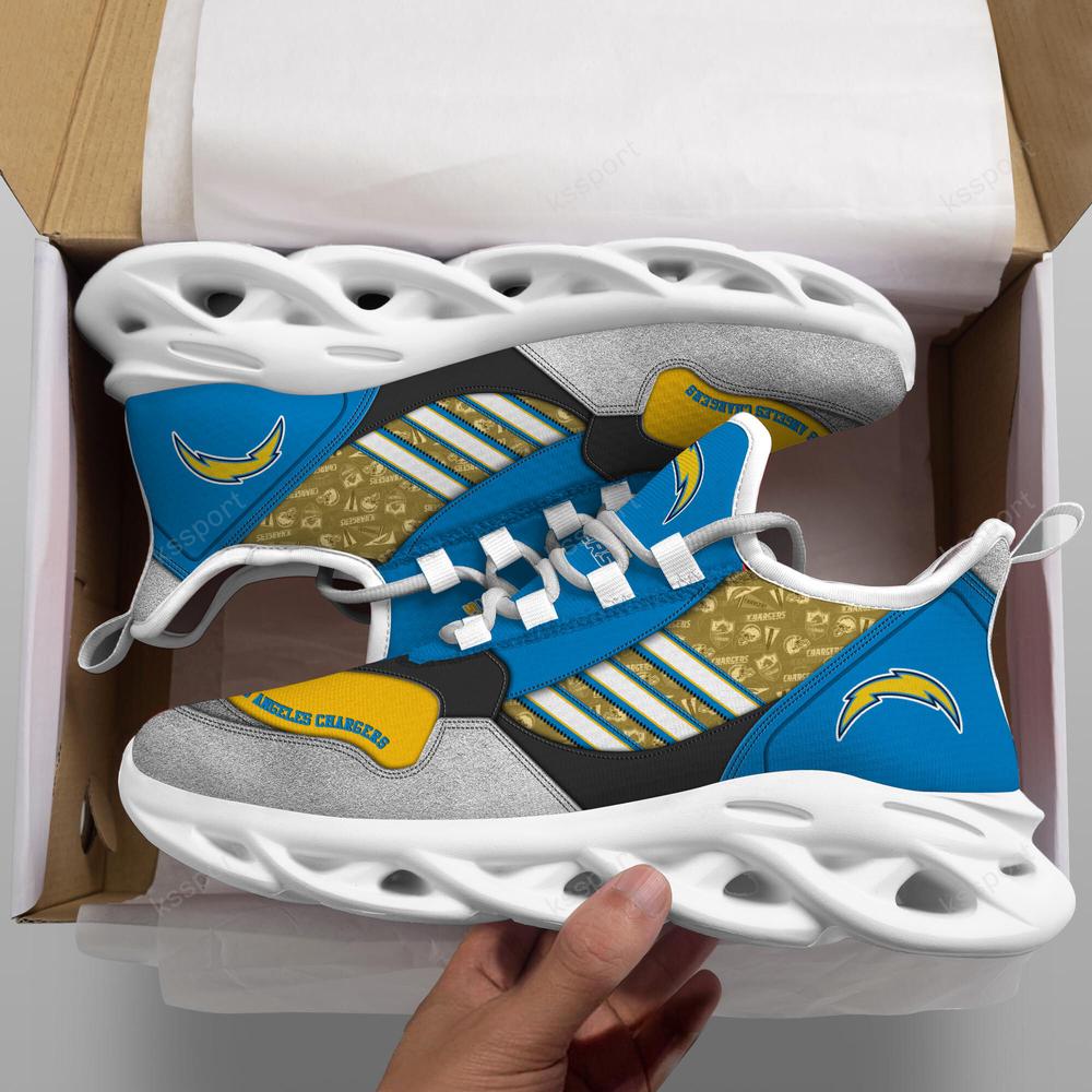 Ideafootwear Los Angeles Chargers Max Soul Shoes Sneakers For Men And Women 15