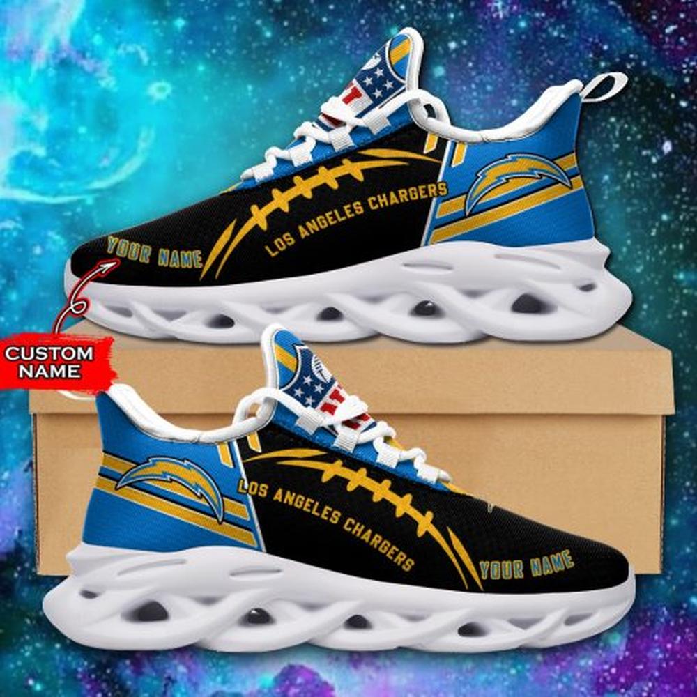 Ideafootwear Los Angeles Chargers Max Soul Shoes Sneakers For Men And Women 13
