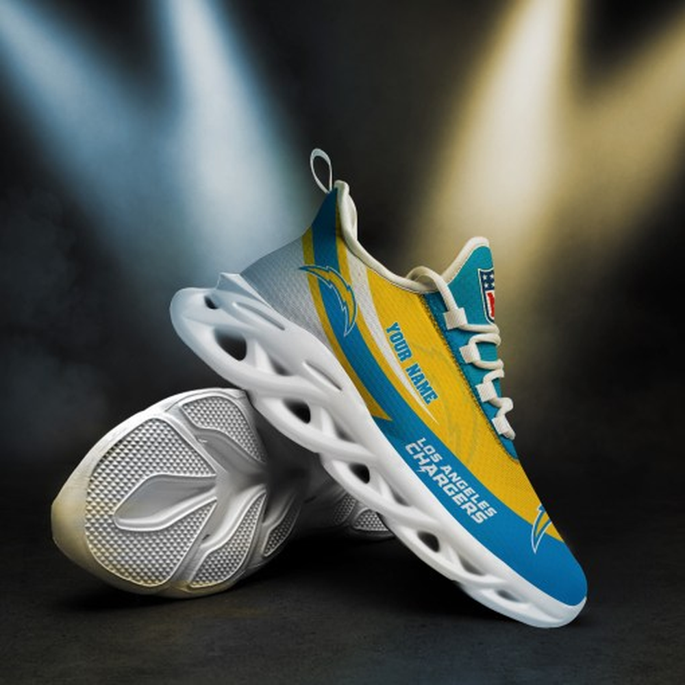 Ideafootwear Los Angeles Chargers Max Soul Shoes Sneakers For Men And Women 18