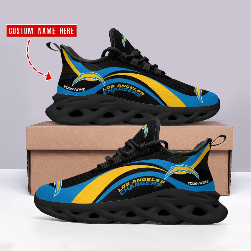 Ideafootwear Los Angeles Chargers Max Soul Shoes Sneakers For Men And Women 17