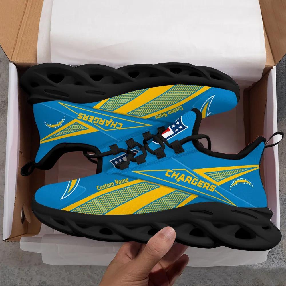 Ideafootwear Los Angeles Chargers Max Soul Shoes Sneakers For Men And Women 1