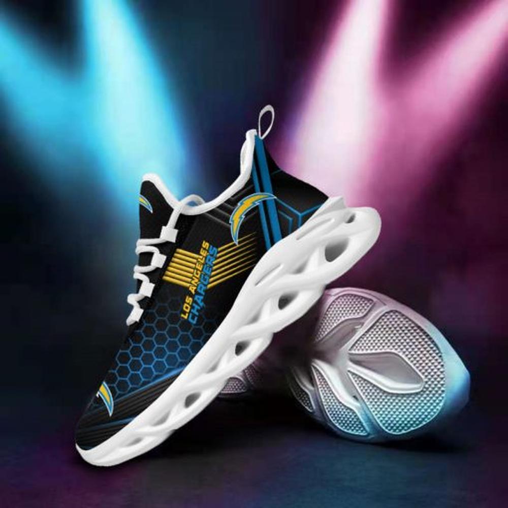 Ideafootwear Los Angeles Chargers Max Soul Shoes Sneakers For Men And Women 6