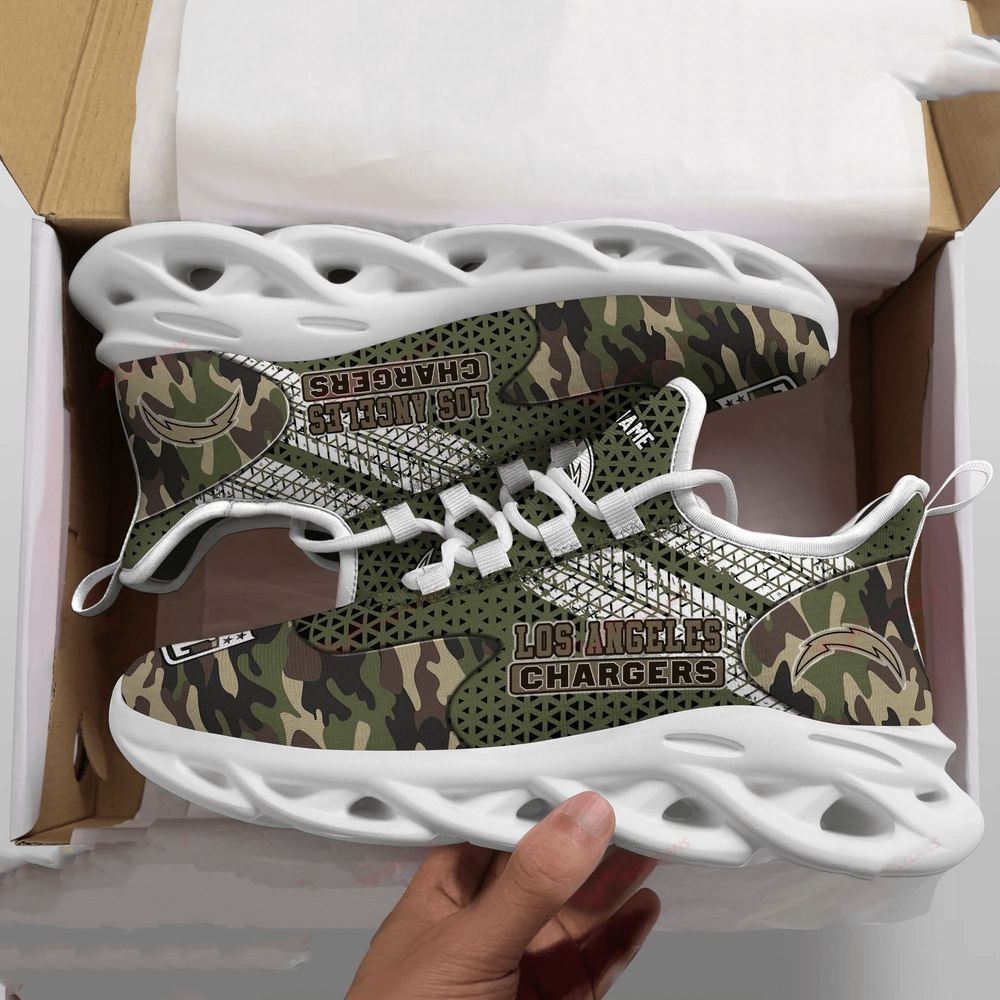 Ideafootwear Los Angeles Chargers Max Soul Shoes Sneakers For Men And Women 4